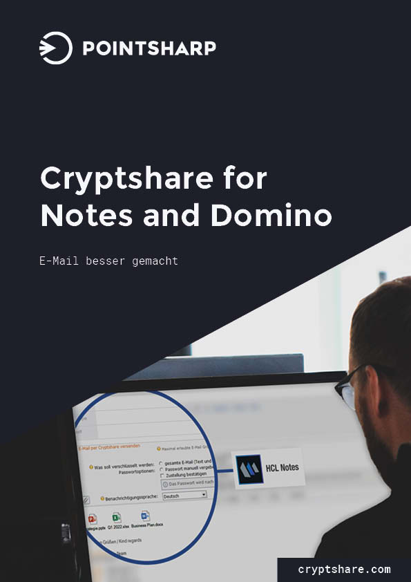 Pointsharp-Cryptshare for Notes_DE